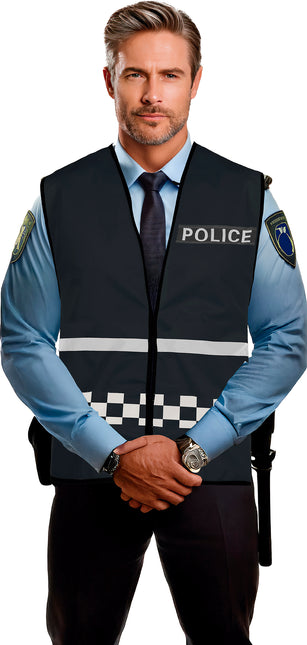 Politie Vest Zwart