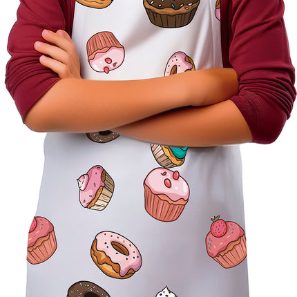 Gekleurde Schort Kind Cupcakes