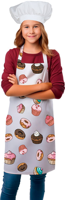 Gekleurde Schort Kind Cupcakes