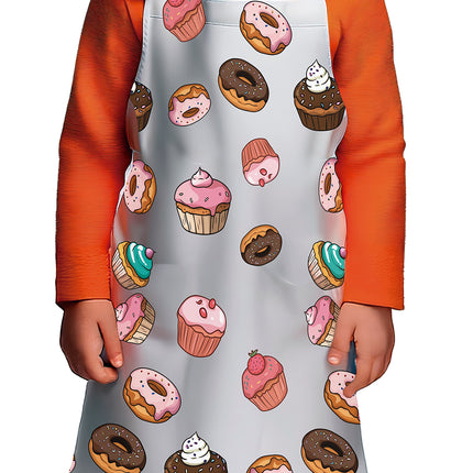 Gekleurde Schort Kind Cupcakes