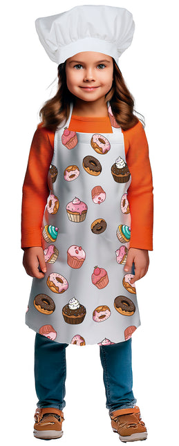 Gekleurde Schort Kind Cupcakes