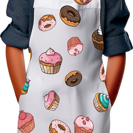 Gekleurde Schort Kind Cupcakes