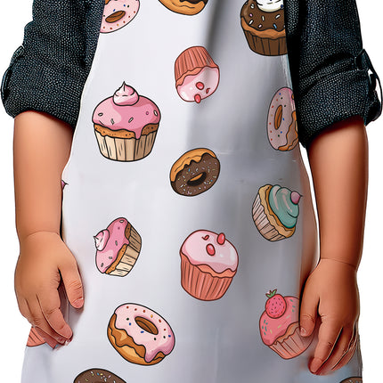 Gekleurde Schort Kind Cupcakes