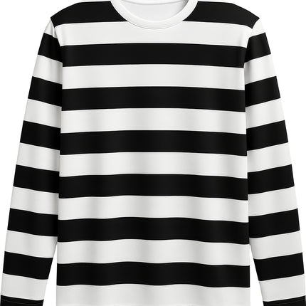 Zwart Witte Shirt Kind Gestreept