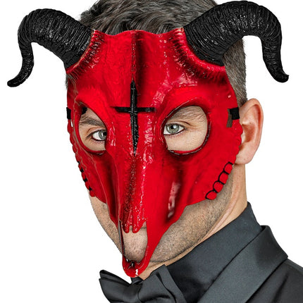 Duivel Masker Gekleurd