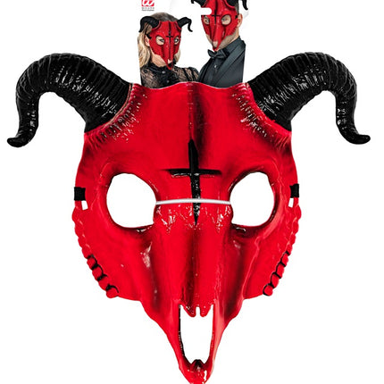 Duivel Masker Gekleurd