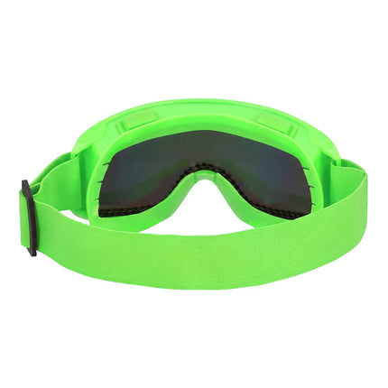 Party skibril Rave neongroen UV