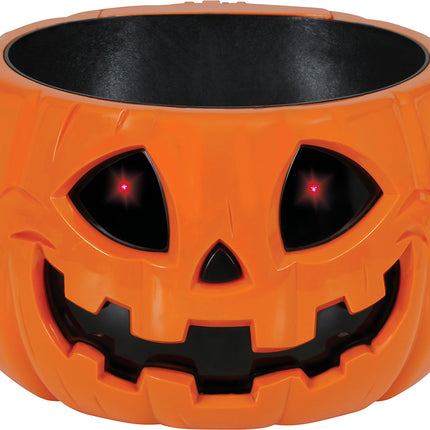 Halloween Kom Pompoen Licht, Geluid En Beweging 15cm