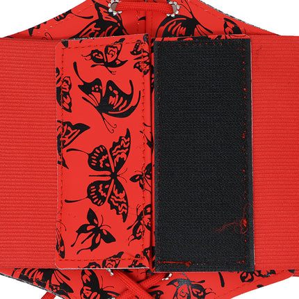 Rood Corset Dames Vlinders