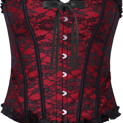 Bordeaux Rode Corset Dames