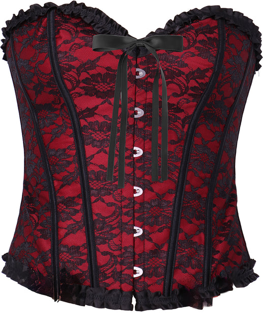 Bordeaux Rode Corset Dames