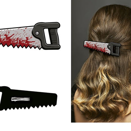 Halloween Haarclip Zaag