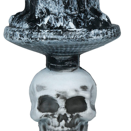 Halloween Kandelaar Grijs Skelet 1st