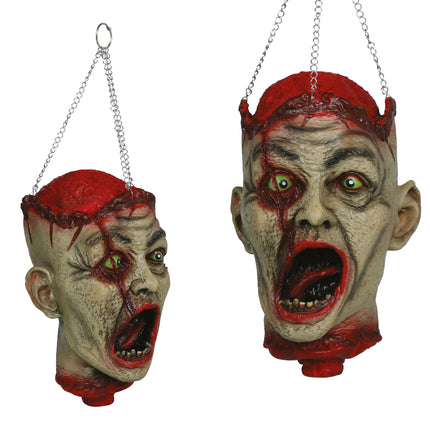 Halloween Hoofd Zombie 27cm