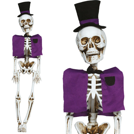 Halloween Skelet Bruidegom 44cm
