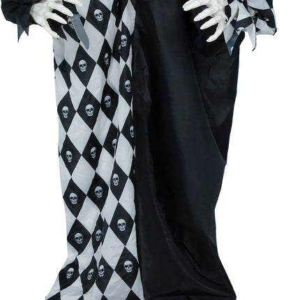 Halloween Pop Clown Met Licht, Geluid En Beweging 1,7m