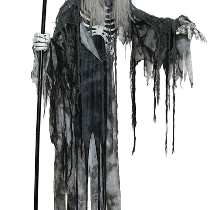 Halloween Skelet Vliegend Met Licht, Geluid En Beweging 2,05m
