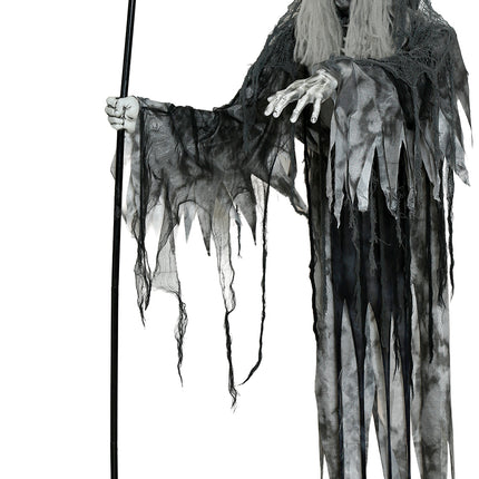Halloween Skelet Vliegend Met Licht, Geluid En Beweging 2,05m