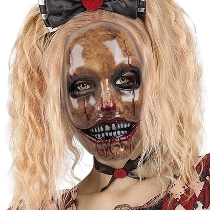 MASKER PSYCHO CLOWN - PLASTIC