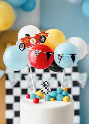 3 Jaar Kaars Race 5,5cm van Partydeco koop je bij Partywinkel