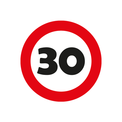 30 Jaar Tafelconfetti 2,5cm van Paper Dreams koop je bij Partywinkel