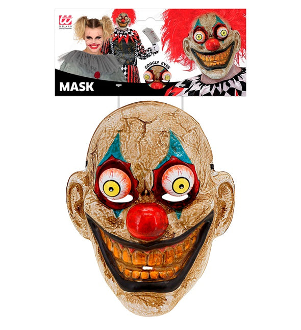 Halloween Masker Clown Wiebelen Ogen