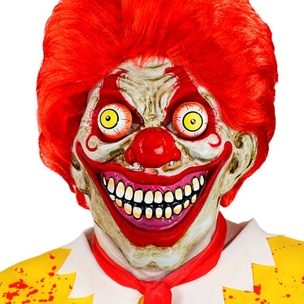 Clown Masker Wiebelende Ogen