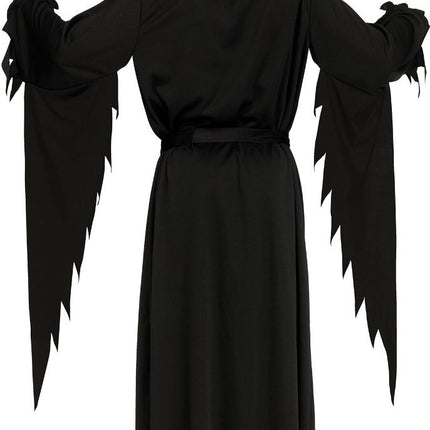 Halloween Kostuum Zwart Kind Geest Face Aged