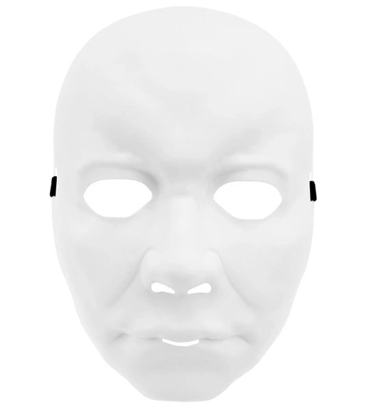 Wit Mime Gezichtsmasker