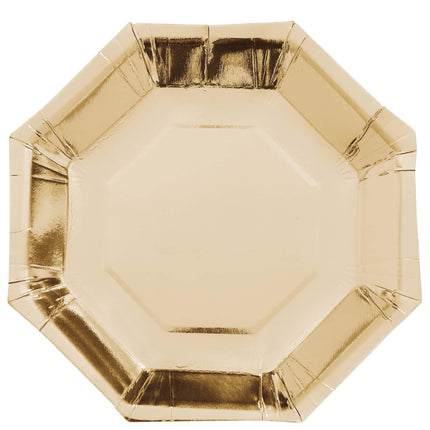 Gouden Borden Papier 23cm 6st