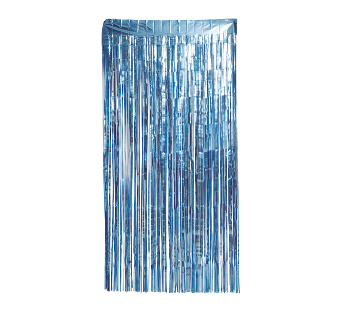 Blauwe Deurgordijn Mat 2m