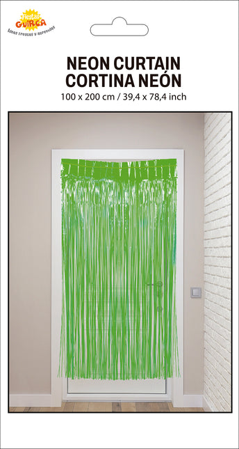 Groene Deurgordijn 2m