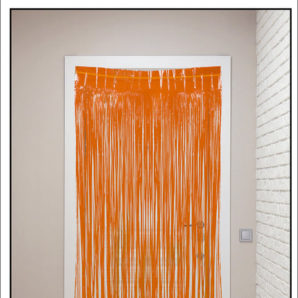 Oranje Deurgordijn 2m