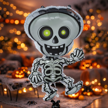 Halloween Helium Ballon Skelet Leeg 65cm