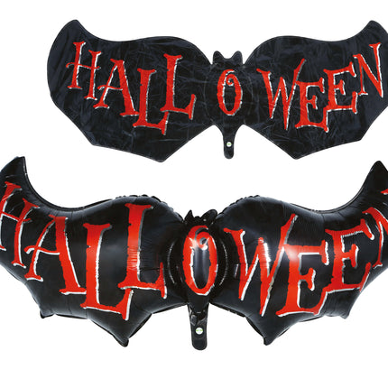 Halloween Folie Ballon Vleermuis Leeg 1m