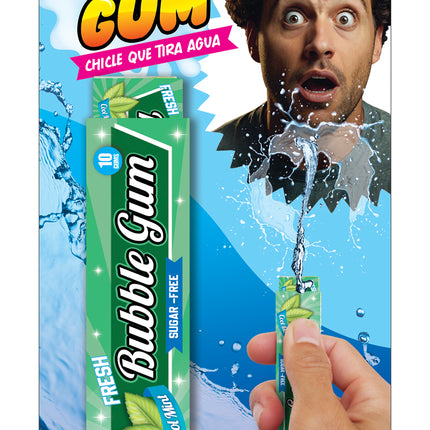 Pack of water-squirting gum.