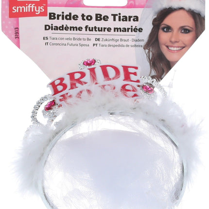 Haarband Bride To Be Wit