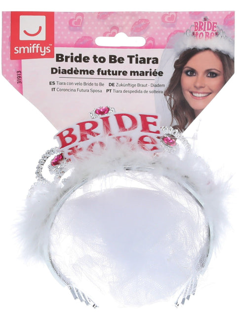 Haarband Bride To Be Wit