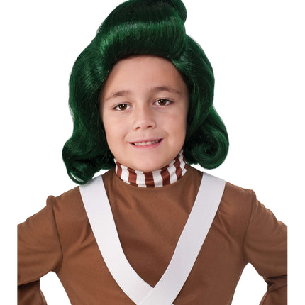Oompa Loompa Pruik Kind