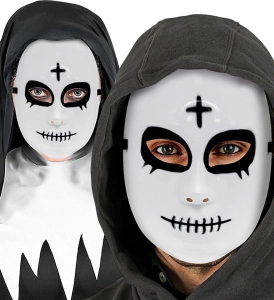 Satanisch Masker Wit