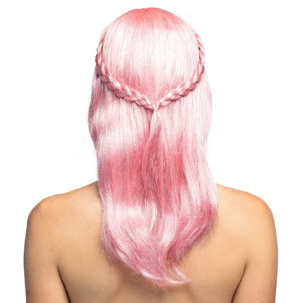 Pruik Pink sweety