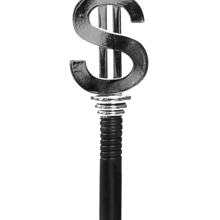 Zilveren Dollar Stick - 3 dlg 105 cm