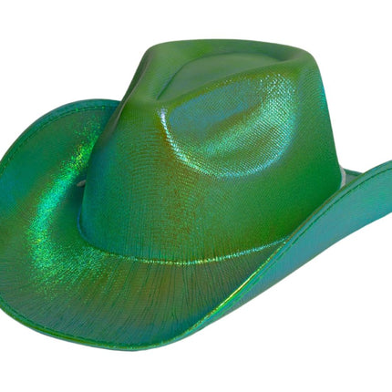 Cowboy Hoed Shiny Groen
