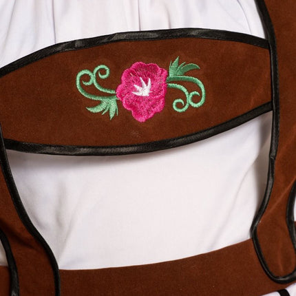 Fuchsia Dirndl Jurk Oktoberfest Fay