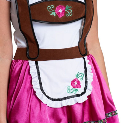 Fuchsia Dirndl Jurk Oktoberfest Fay