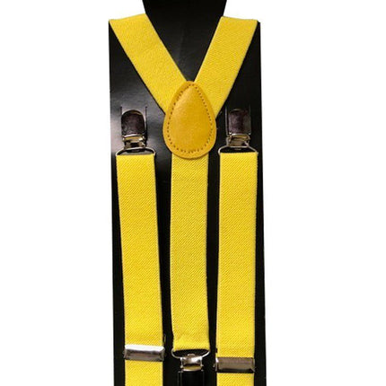Bretels Geel - Breedte 2,5 cm