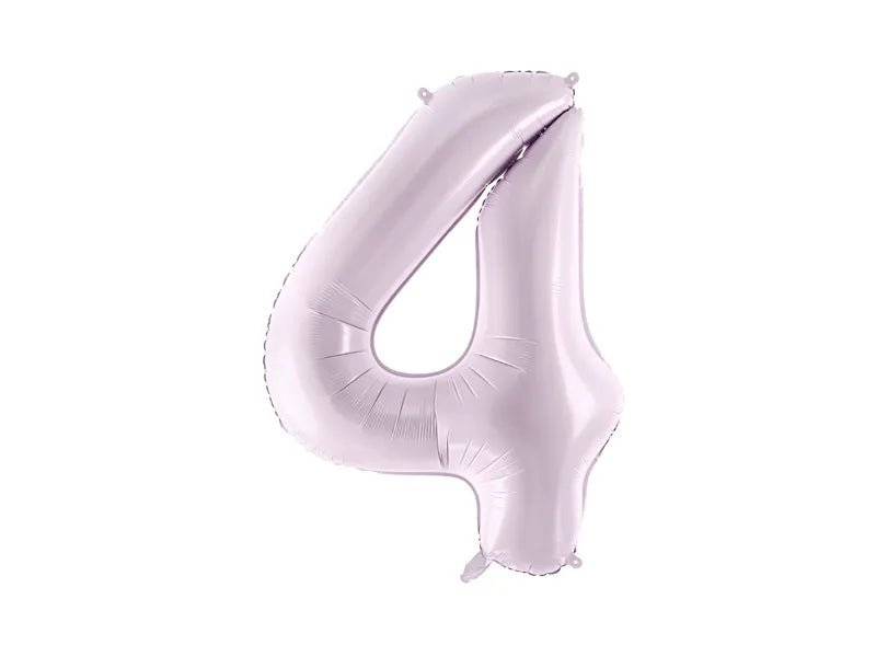 4 Jaar Cijfer Ballon Paars Leeg 72cm van Partydeco koop je bij Partywinkel