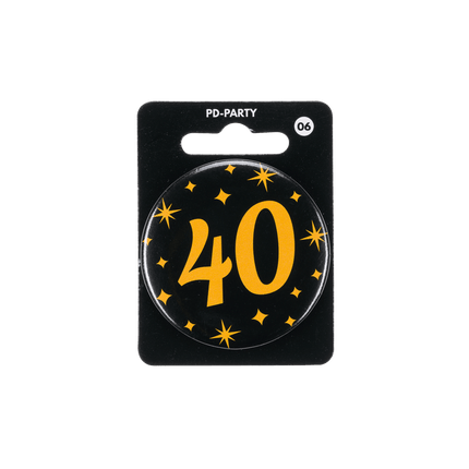 40 Jaar Button van Paper Dreams koop je bij Partywinkel