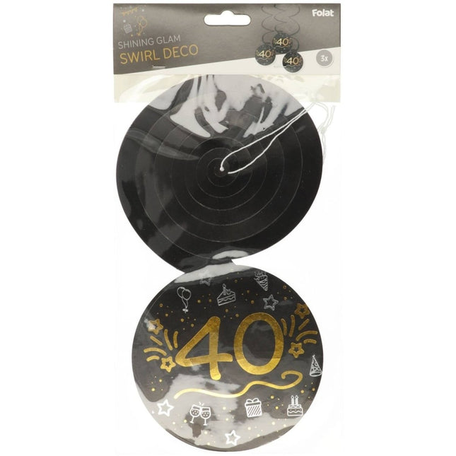40 Jaar Hangdecoratie 3st van Folat koop je bij Partywinkel