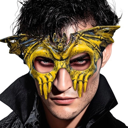 OOGMASKER SCHEDEL VLEERMUIS - HARD PLASTIC